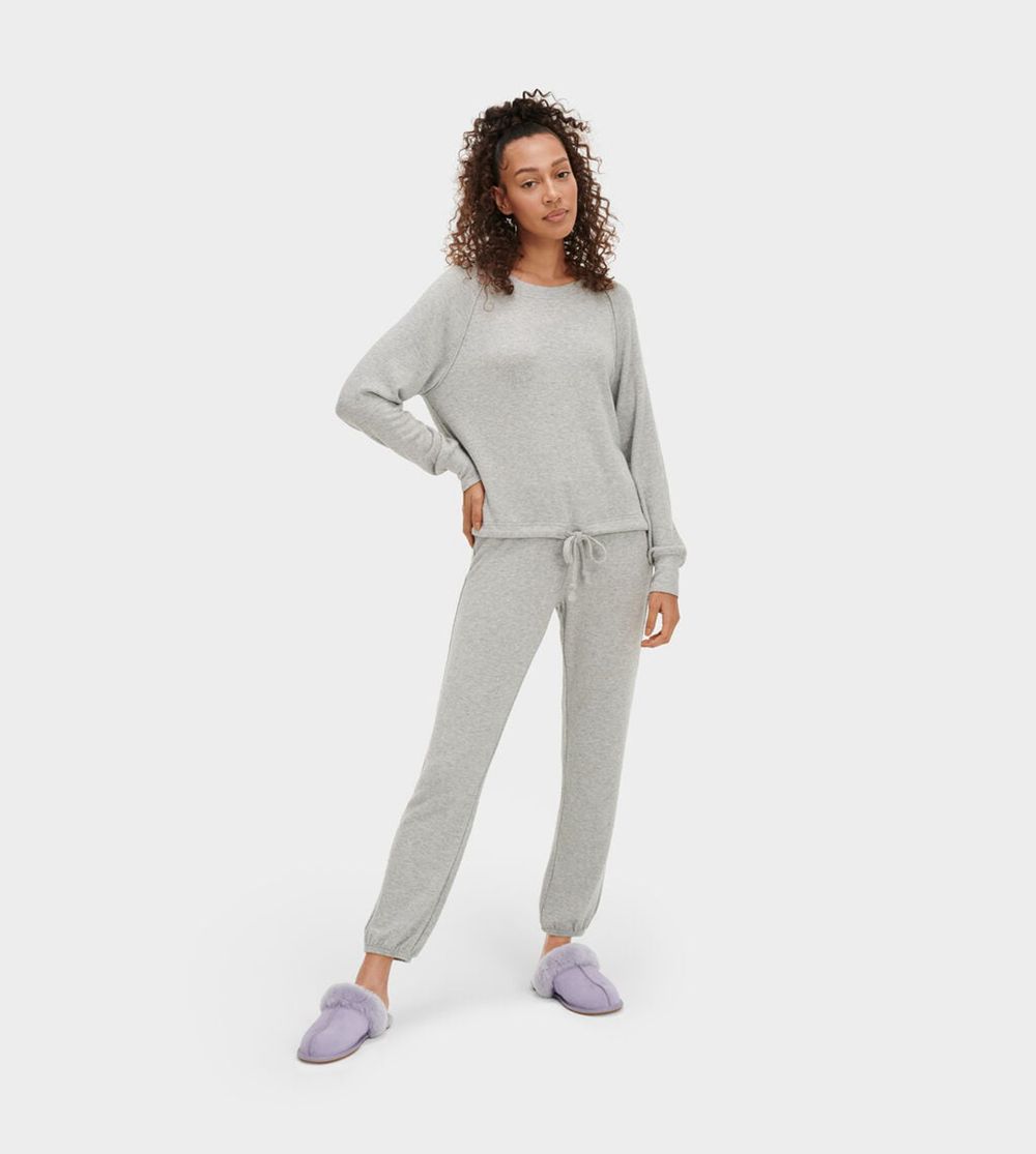 Ugg Sleepwear Womens - Ugg Gable Set Lounging Grey - 148FEKCIQ